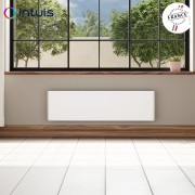Radiateur électrique inertie fonte CHAMANE Nativ Plinthe connecté INTUIS