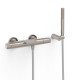Robinet thermostatique mural pour baignoire et douche Acier - TRES 19017499AC