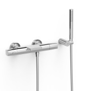 Robinet thermostatique mural pour baignoire et douche Chrome - TRES 19017499 