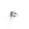 Support fixe avec arrivée d’eau pour douchette Chrome - TRES 21118221 