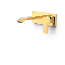 Façade mitigeur lavabo Or 24K - TRES 00630033OR 