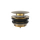 Bonde de vidage clic-clac pour baignoire 70 mm Or Mat 24K - TRES 13474010OM