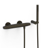 Ensemble douche thermostatique Noir bronze - TRES 19016439KMB
