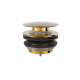Bonde de vidage clic-clac pour baignoire 70 mm Or 24K - TRES 13474010OR