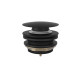 Bonde de vidage clic-clac pour baignoire 70 mm Noir mat - TRES 13474010NM