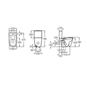 Réservoir WC Ona Blanc Brillant Alimentation Par Dessous - Roca A341681000