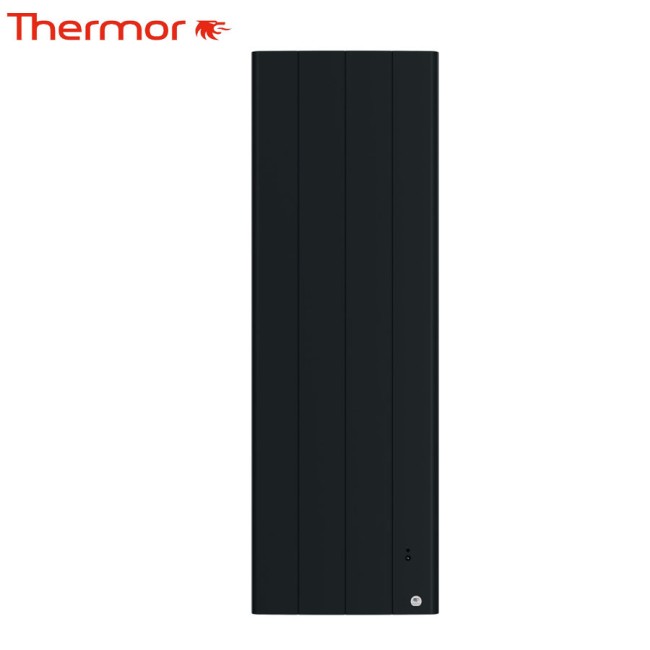 Radiateur chaleur douce BILBAO 4 connecté Vertical 1500W Gris Ardoise - THERMOR 494839