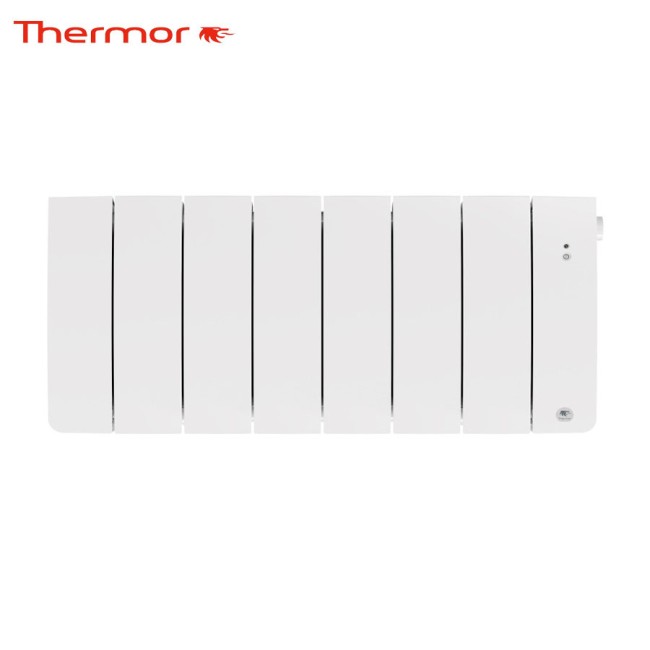 Radiateur chaleur douce BILBAO 4 connecté Bas 700W Blanc Brillant - THERMOR 494835