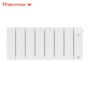 Radiateur chaleur douce BILBAO 4 connecté Bas 1000W Blanc Brillant - THERMOR 494836