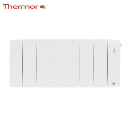 Radiateur chaleur douce BILBAO 4 connecté Bas 1400W Blanc Brillant - THERMOR 494837