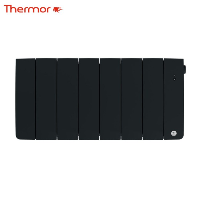 Radiateur chaleur douce BILBAO 4 connecté Bas 1000W Gris Anthracite - THERMOR 494842