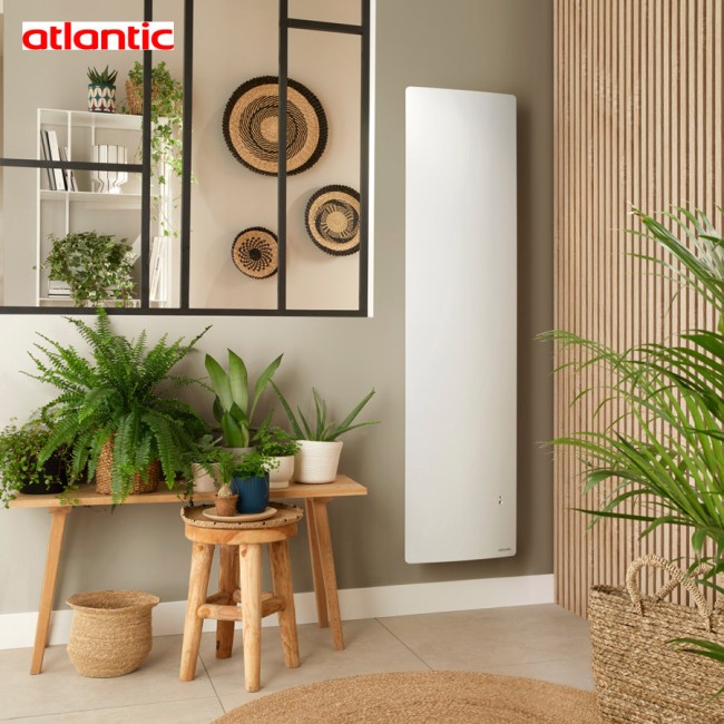 Radiateur électrique Atlantic AGILIA Neo étroit Vertical Pilotage Intelligent Connecté