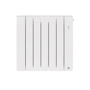 Radiateur chaleur douce BILBAO 4 connecté Horizontal 1250W Blanc Brillant - THERMOR 493824