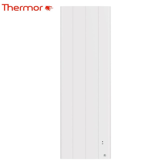 Radiateur chaleur douce BILBAO 4 connecté Vertical 1000W Blanc Brillant - THERMOR 494832