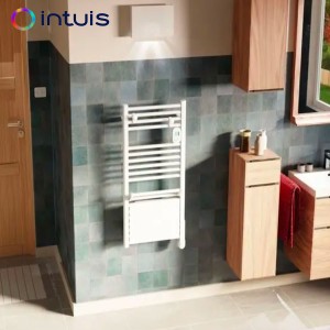 Sèche-serviettes électrique soufflant 500+1000W blanc Ezybain boost - INTUIS M172415