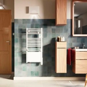 Sèche-serviettes électrique soufflant 1000+1000W blanc Ezybain boost - INTUIS M172617