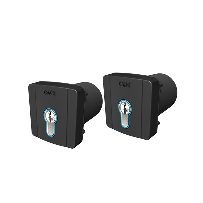 Kit 2 Sélecteurs à clé DIN à encastrer - CAME  8K06SL-005 