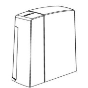 Couvercle gris RAL7024 BXV - CAME  88001-0166 