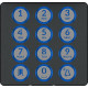 MTMFNAVR-MA - Facade clavier accès VR MA - CAME 840XC-0290