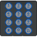 MTMFKBVR-MA - Facade module clavier VR MA - CAME 840XC-0270 