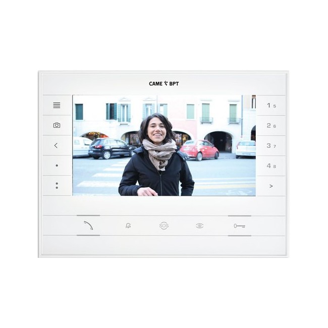 Moniteur FUTURA X2 WH BF Vidéo 7" Couleur main libre "mémoire" - CAME  62100610 