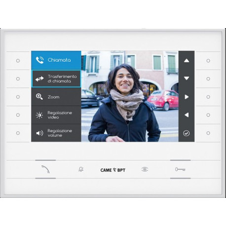 Moniteur FUTURA X1 WH BF Vidéo 7" Couleur main libre - CAME  62100590 