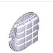 Clavier en silicone SELT - 2 pièces - CAME 88006-0051 