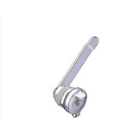 Serrure triangle et couvercle - CAME  88001-0170 