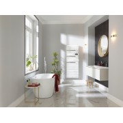 Sèche-serviettes soufflant Thermor ALLURE 3 Virtuose - 1750W (750+1000) mât à gauche avec entretoises en chêne clair - 483094 