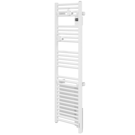 Sèche-serviettes électrique connecté 300W Blanc Carat DORIS NEO Etroit - ATLANTIC 851289