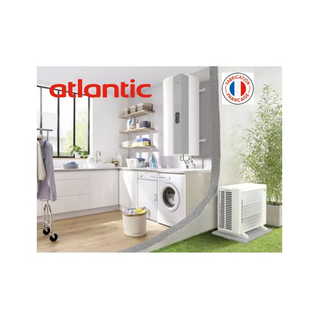 Chauffe-eau thermodynamique connecté vertical socle 270L Calypso - Atlantic 232522