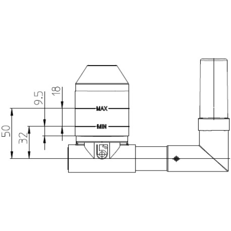 Partie à encastrer pour mitigeur mécanique 1 voie  pour bec lavabo et baignoire laiton série TEO,AKI,GILLO - BOSSINI Z00801