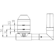 Partie à encastrer pour mitigeur mécanique 1 voie  pour bec lavabo et baignoire laiton série TEO,AKI,GILLO - BOSSINI Z00801
