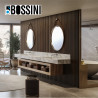 Partie externe pour mélangeur mécanique lavabo mural 18,5cm chromé TEO - BOSSINI Z00730030