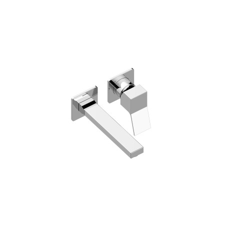 Parties externes pour mélangeur mécanique lavabo mural avec bec fixe chromé AKI - BOSSINI Z00731073