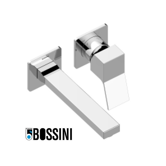 Parties externes pour mélangeur mécanique lavabo mural avec bec fixe chromé AKI - BOSSINI Z00731073