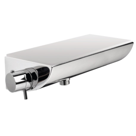 Mitigeur thermostatique externe pour douche avec étagère et plaque en verre TEO - BOSSINI V40004030