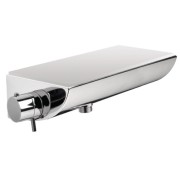 Mitigeur thermostatique externe pour douche avec étagère et plaque en verre TEO - BOSSINI V40004030