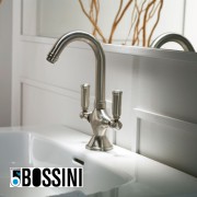 Mélangeur pour lavabo avec bec mobile et vidage LIBERTY LINE - BOSSINI Z001301030