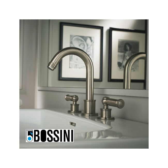 Kit robinet mélangeur avec bec orientable et bonde chrome LIBERTY LINE - BOSSINI Z00130021