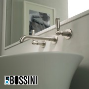 Mélangeur mural de lavabo à trois trous sans vidage LIBERTY LINE - BOSSINI Z001303021