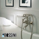 Groupe mitigeur bain/douche avec inverseur, poignée et flexible double agrafage LIBERTY LINE - BOSSINI Z00110030