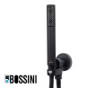 Ensemble ZEN encastrable avec support, douchette et flexible noir mat BLACK & WHITE - BOSSINI C54004C070