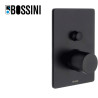 Parties exposées rondes pour mitigeur monocommande 2 voies noir mat BLACK & WHITE - BOSSINI M00760073