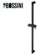 Barre de douche en laiton avec supports muraux noir mat BLACK & WHITE - BOSSINI D74000073