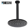 Pomme de tête ronde Cosmo avec bras mural vertical noir mat BLACK & WHITE - BOSSINI H30596G073