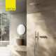 Melangeur mural bain douche 3 trous chromé Rota - CRISTINA ONDYNA RT16251