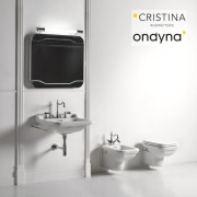 Lavabo Ceramique Waldorf  à suspendre ou sur colonne 60-55 CM - CRISTINA ONDYNA WD6045