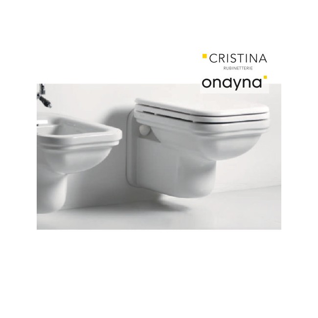 BLOC WC WALDORF SUSPENDU AVEC ABATTANT  - CRISTINA ONDYNA WD4115