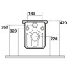 BLOC WC WALDORF SUSPENDU AVEC ABATTANT - CRISTINA ONDYNA WD4115
